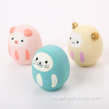 Naughty Cute Egg Toy Sonido Látex Perros Masticar